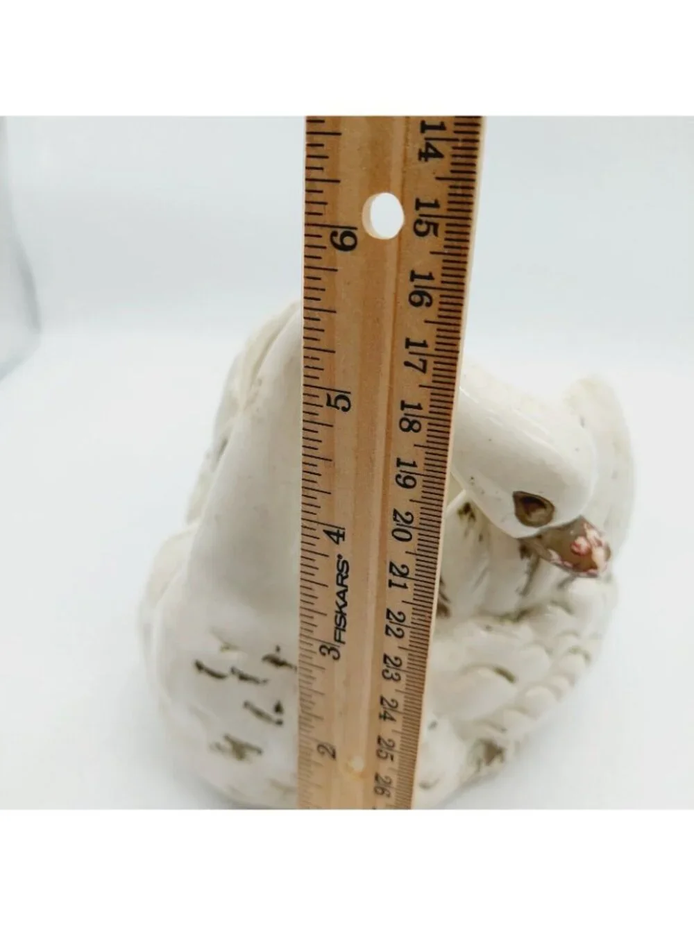 Swan Dish Planter Figurine Made in Japan Hand Painted Read